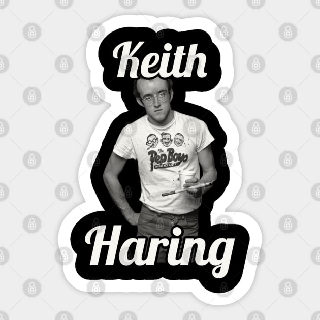 Keith Haring / 1958 Sticker by glengskoset